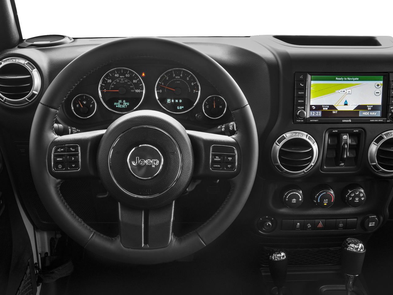2016 Jeep Wrangler — interior view