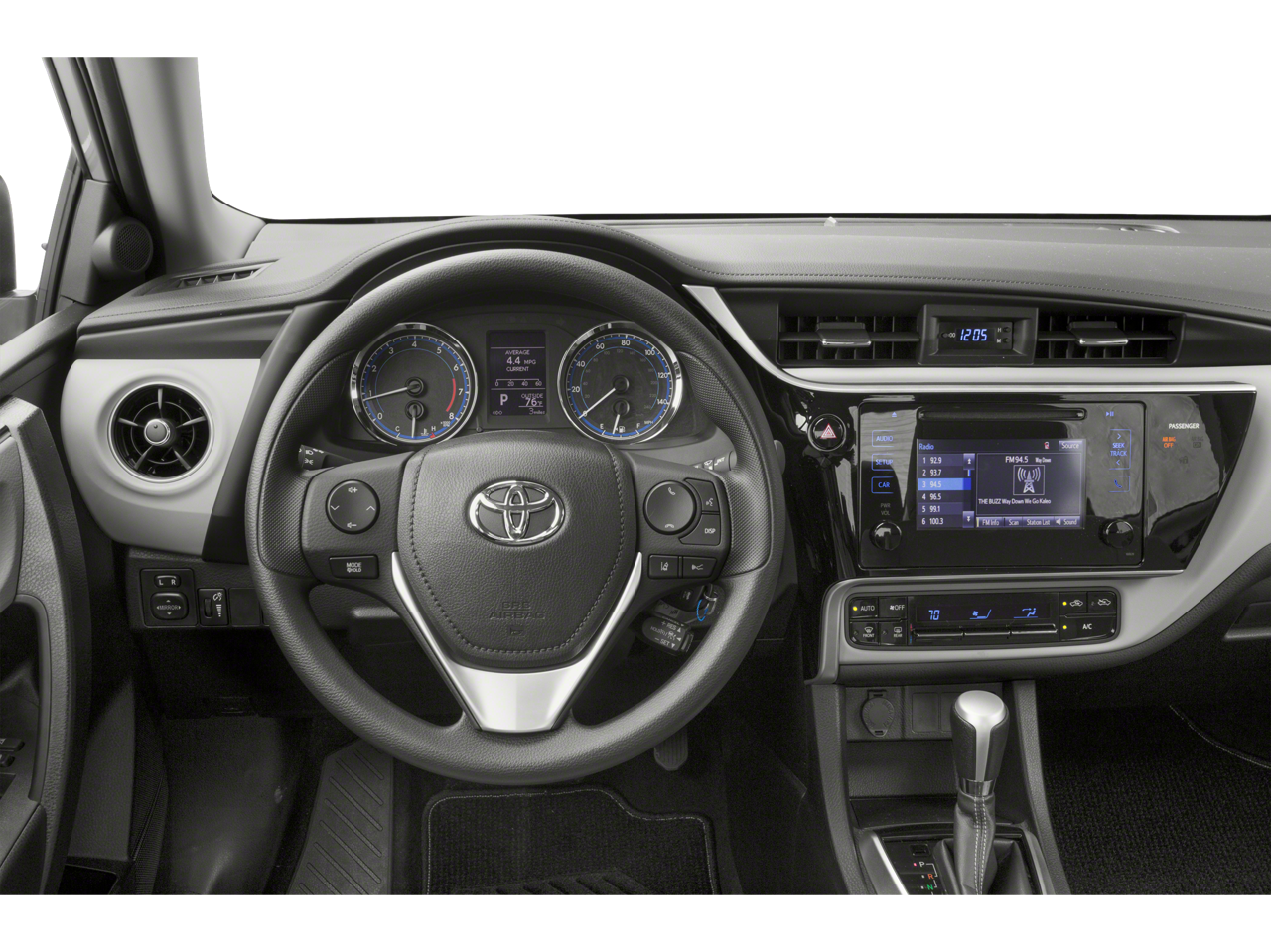 2019 Toyota Corolla — interior view