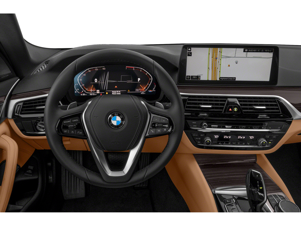 2021 BMW 5 Series — interior view