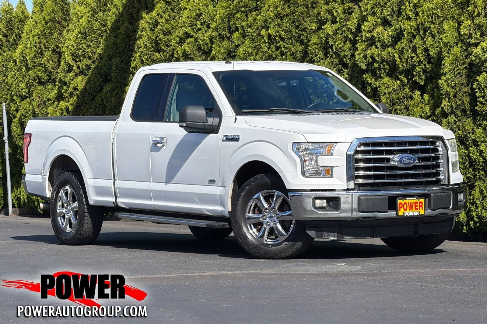 2016 Ford F-150 XL in Oxford White — front three-quarter view