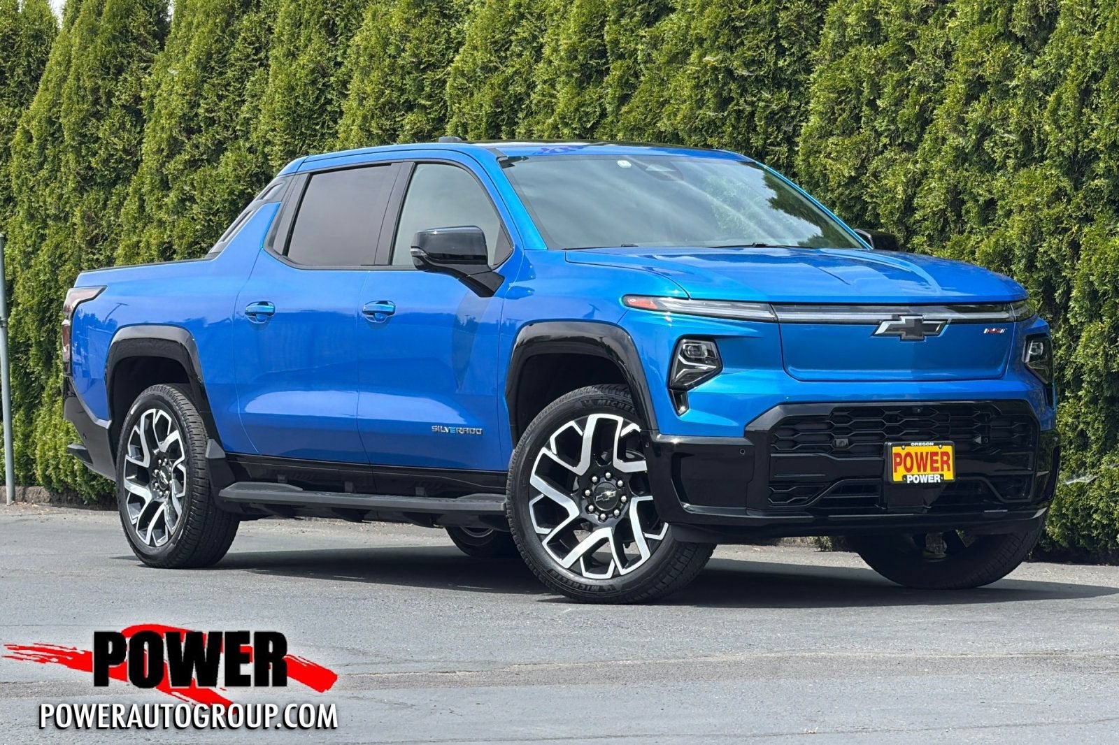 2025 Chevrolet Silverado EV RST - Max Range in Riptide Blue Metallic — front three-quarter view