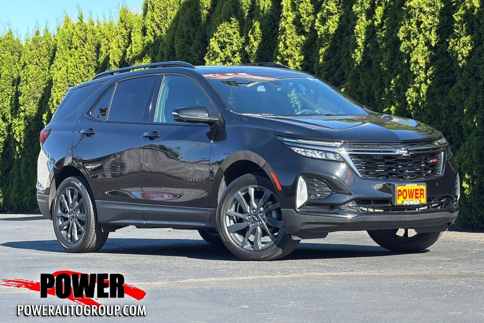2022 Chevrolet Equinox RS in Mosaic Black Metallic — front three-quarter view