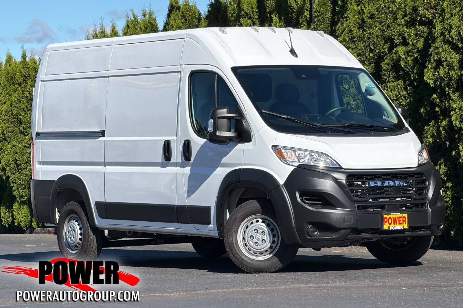 2025 RAM ProMaster Cargo Van Tradesman in Bright White Cl — front three-quarter view