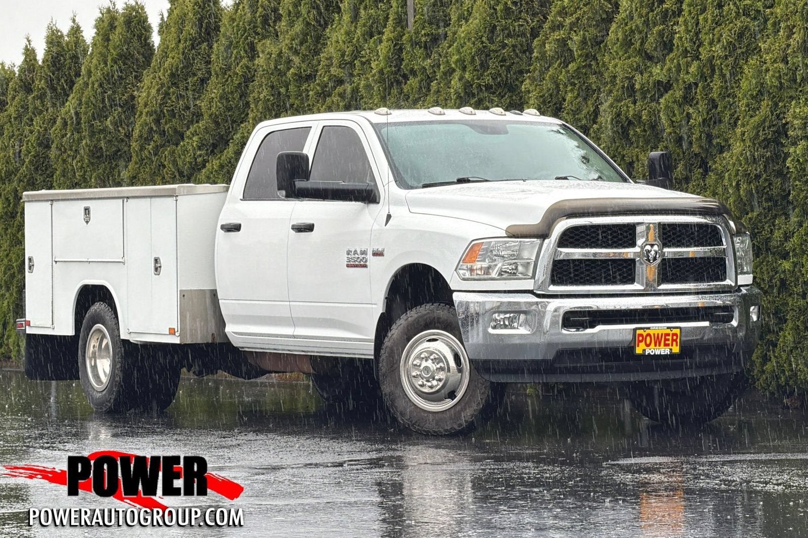 2016 RAM 3500 Tradesman in Bright White Cl — front three-quarter view