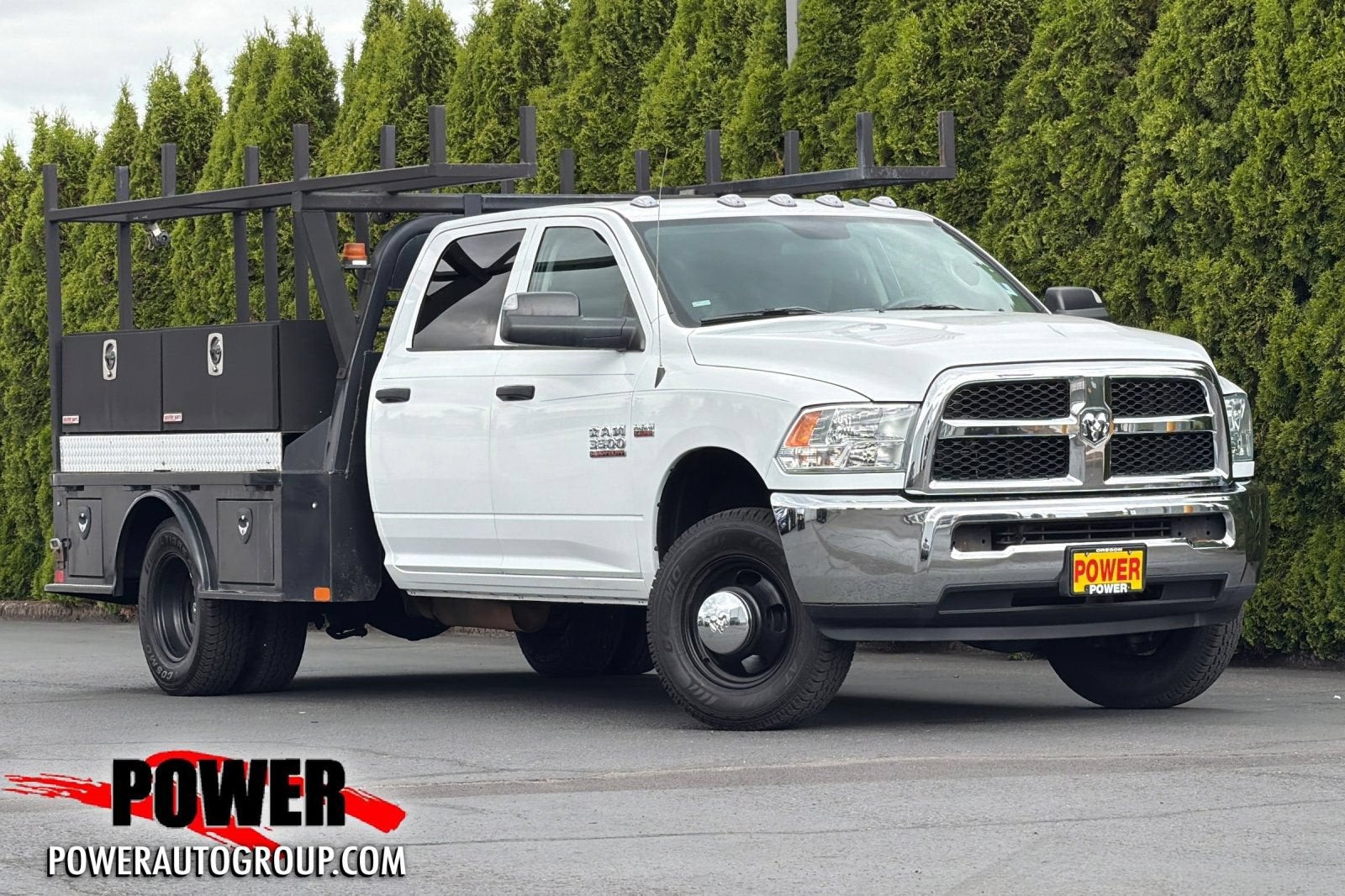 2018 RAM 3500 Chassis Cab Tradesman in Bright White Cl — front three-quarter view