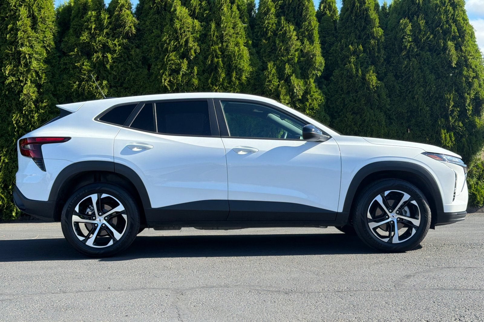 2025 Chevrolet Trax — rear three-quarter view