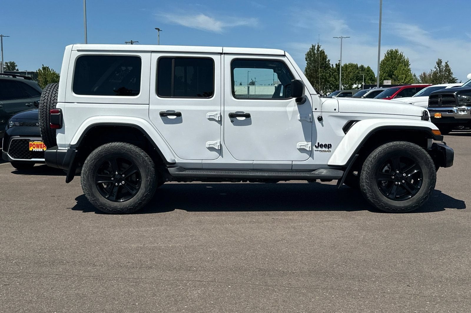 2022 Jeep Wrangler — rear three-quarter view