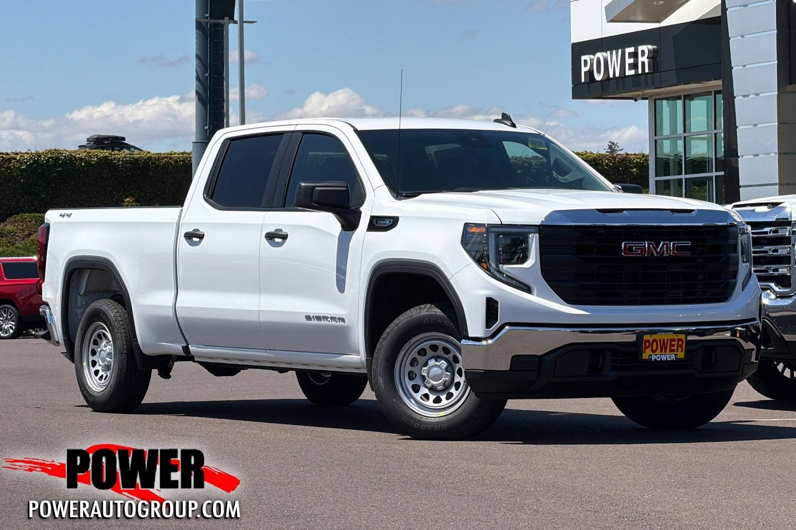 2026 GMC Sierra 1500 Pro in Summit White — front three-quarter view