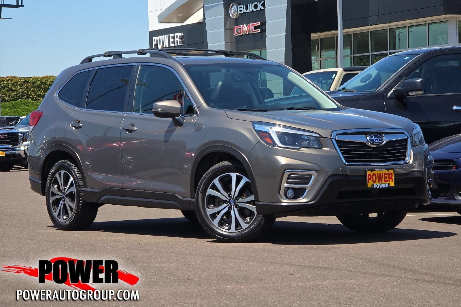 2021 Subaru Forester Limited in Sepia Bronze Meta — front three-quarter view
