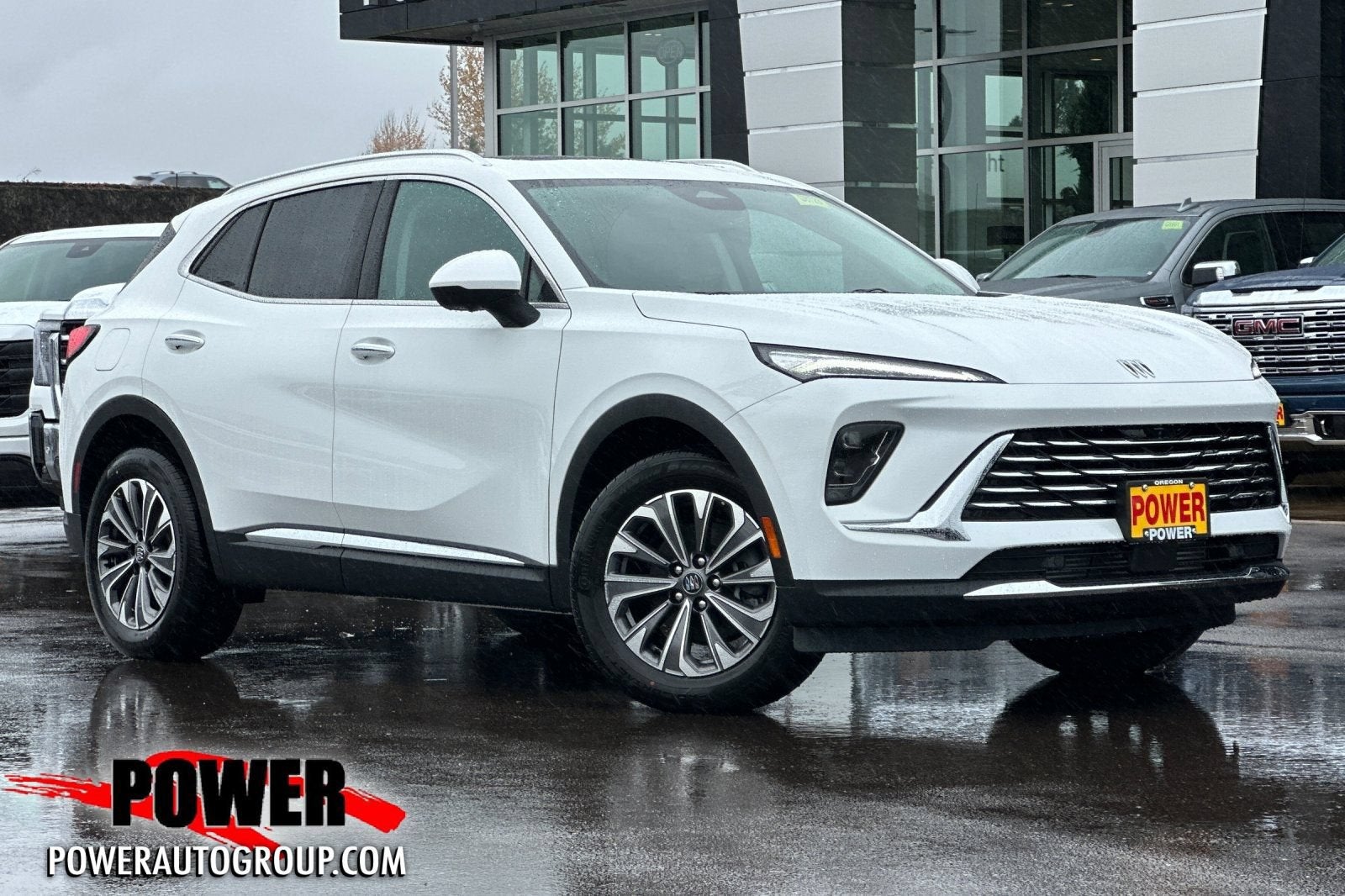 2026 Buick Envision Preferred in Summit White — front three-quarter view