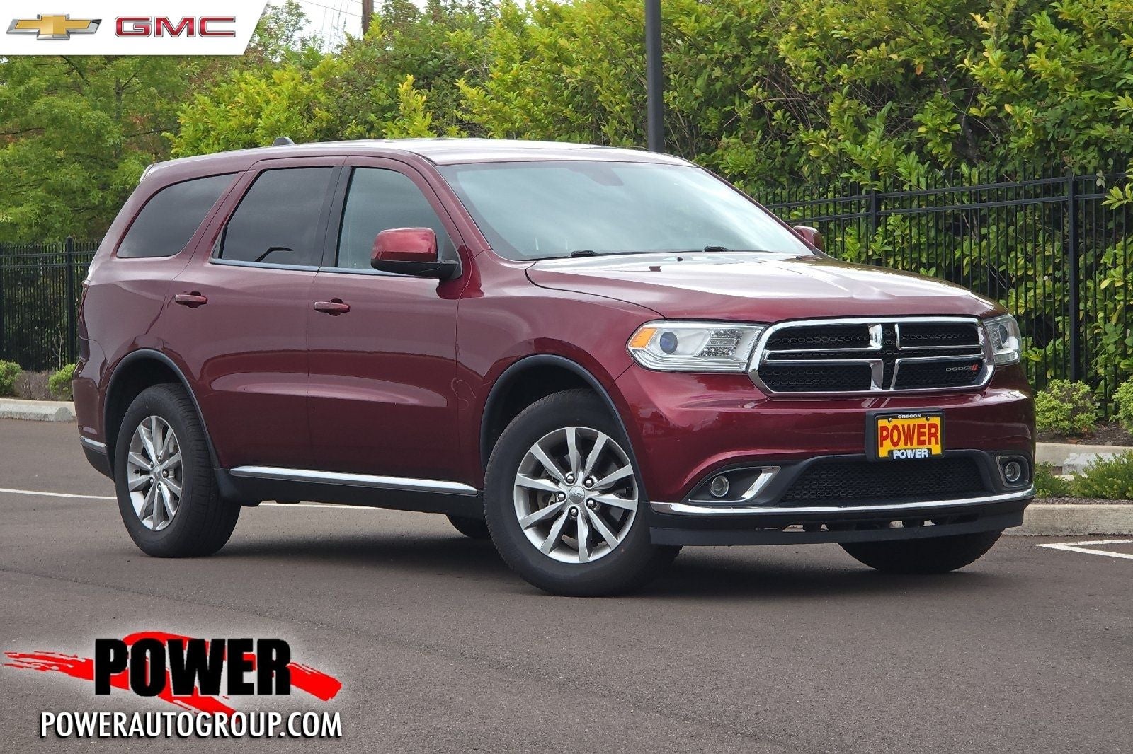 2017 Dodge Durango SXT in Pear — front three-quarter view