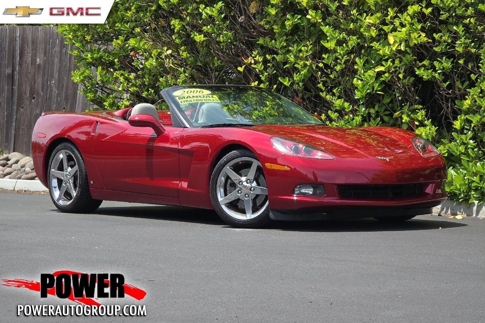 2006 Chevrolet Corvette Base in Monterey Red — front three-quarter view