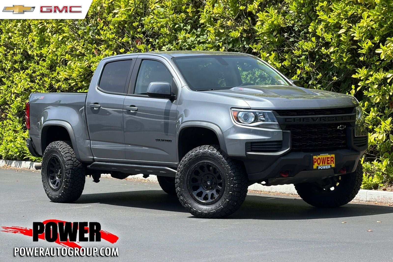 2022 Chevrolet Colorado ZR2 in Steel Metallic — front three-quarter view