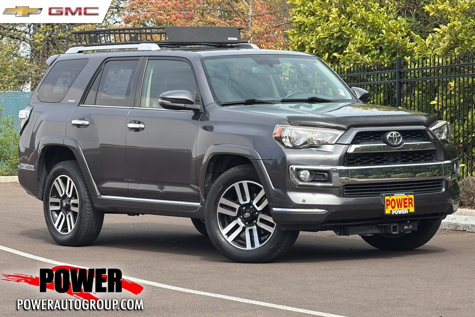 2014 Toyota 4Runner Limited in Magnetic Gray Metallic — front three-quarter view
