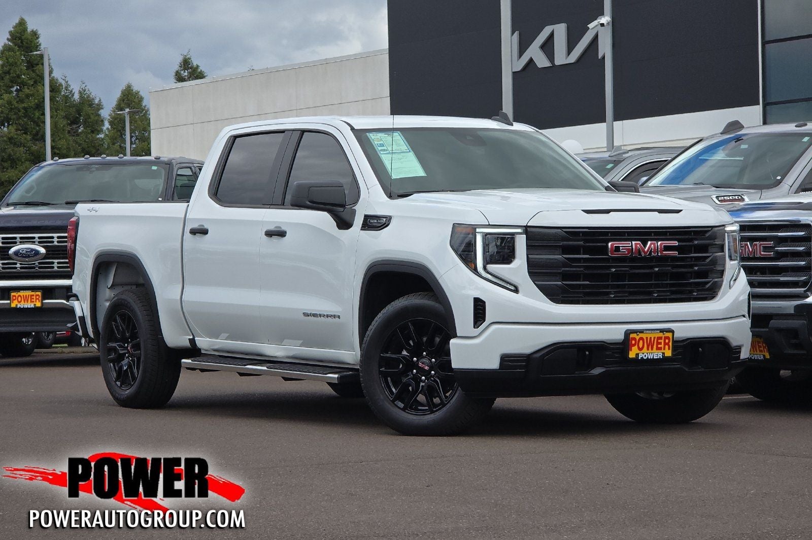 2025 GMC Sierra 1500 Pro in Summit White — front three-quarter view