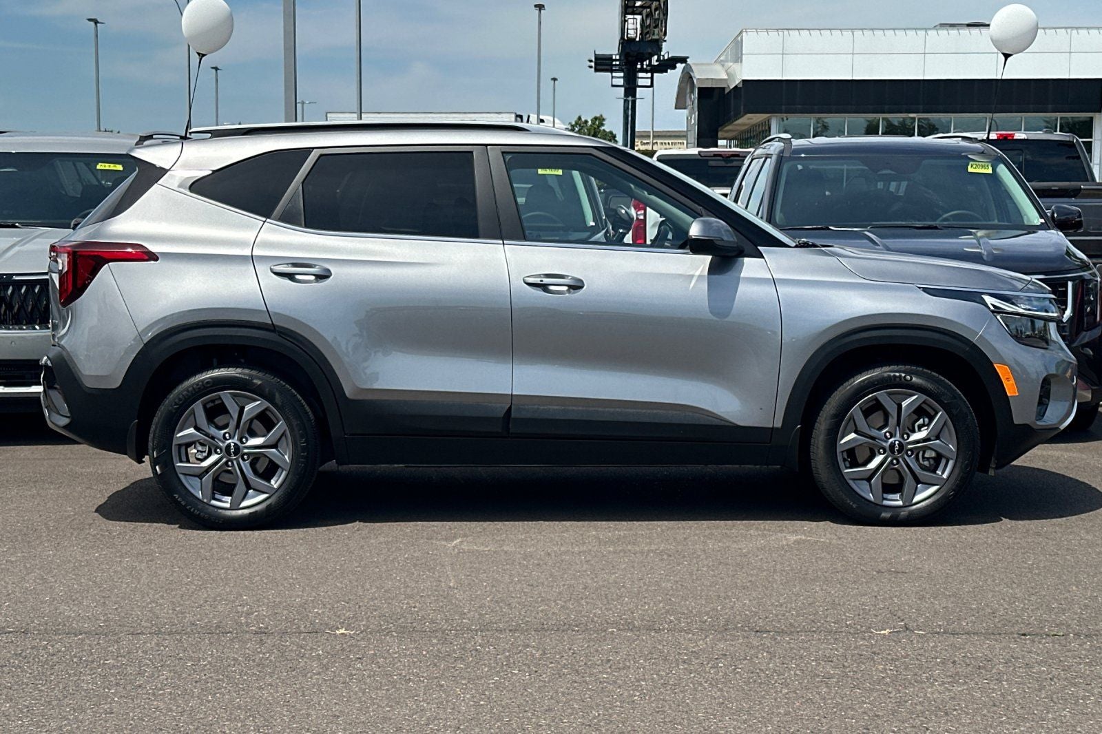 2024 Kia Seltos — rear three-quarter view
