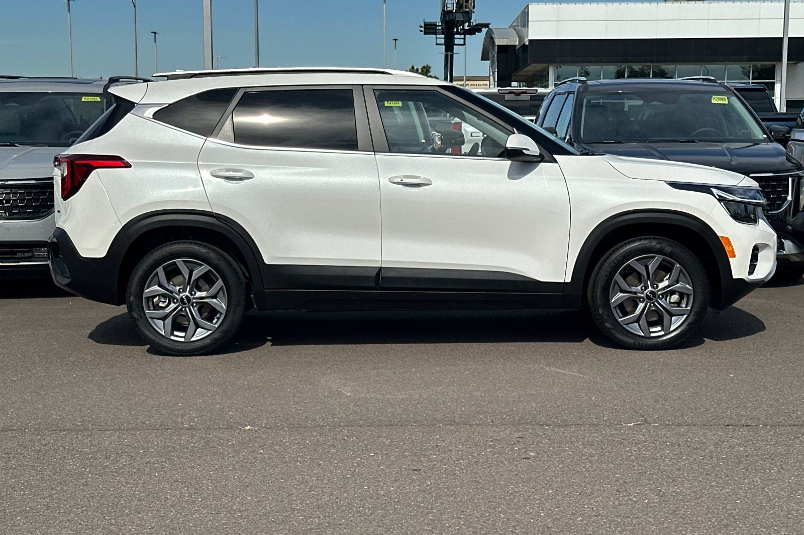 2024 Kia Seltos — rear three-quarter view